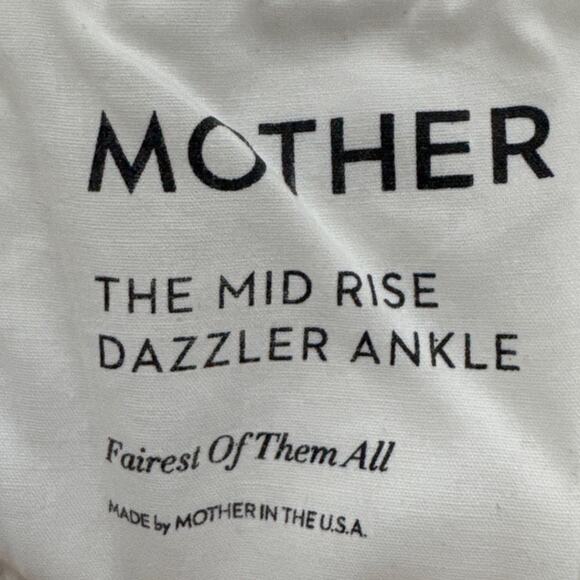 Mother Denim The Mid Rise Dazzler Ankle Fairest Of Them All Plus Size 32 NWT - Picture 10 of 14